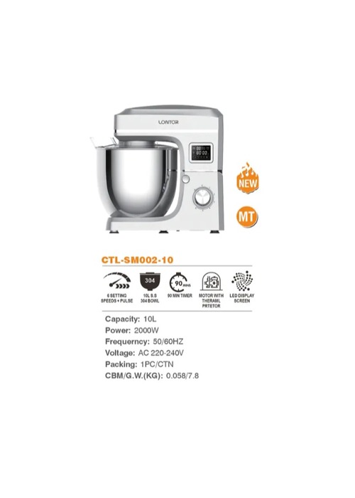 10L LONTOR MIXER (CTL-SM002-10)